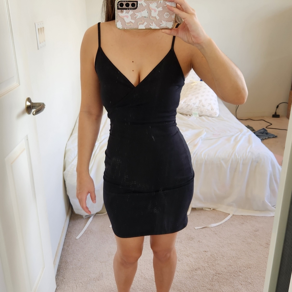 Wild Fable XS Black Dress